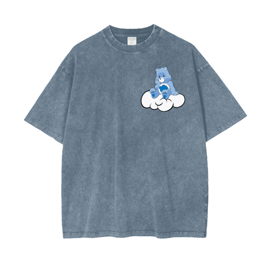 Tripping Bears (Acid Wash Oversize T-Shirt)