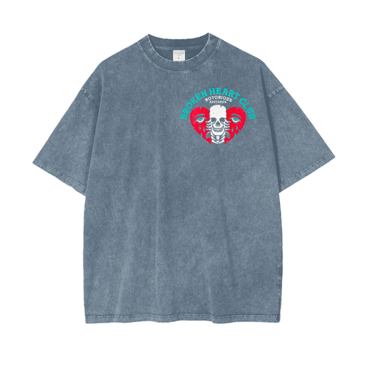 Broken Heart Club (Acid Wash Oversize T-Shirt)