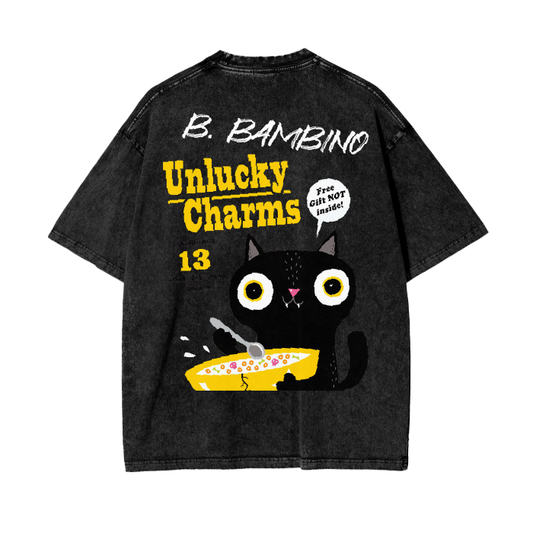 Unlucky Charms (Acid Wash Oversize T-Shirt)